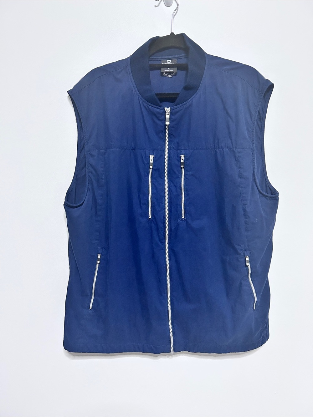 SCOTTeVEST Men’s XL Navy 9-Pocket Travel Utility Vest Travel Commuting Hiking